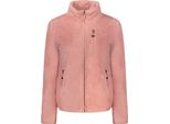 Felpa Da Donna In Pile A Maniche Lunghe Con Zip E Tasche