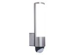 Lampada Da Parete Per Esterni Leda - Movement Sensor Argento Lutec 5267103001