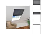 Vidaxl Zanzariera Plissettata Per Finestre In Alluminio 60 X 80 Cm - Zanzariera