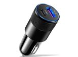 Caricabatteria Per Auto Usb C Pd Caricabatteria Per Auto Usb Tipo C Adattatore Di Ricarica Intelligente USB-C Qc Accendisigari Per Auto Carcharger