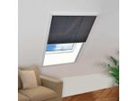 The Living Store Zanzariera Plissettata Per Finestre In Alluminio 80 X 120 Cm