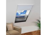 The Living Store Zanzariera Plissettata Per Finestre Tenda In Alluminio 80X100 Cm