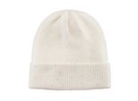 StrickmüTze Lascana, Damen, Beige, Kunstfaser, Leicht GläNzend, Unifarben, MüTzen StrickmüTze, Beanie, WintermüTze, WollmüTze, MüTze Mit Umschlag