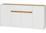 Sideboard Home Affaire "City/Giron", Weiß, B:170Cm H:84Cm T:40Cm, Sideboards, Sideboard, Breite Ca. 170 Cm