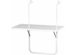 Alco R28B Tavolo Sospeso Da Balcone 60X40 Cm, Bianco ***New***