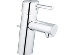 Grohe Concetto Mitigeur Monocommandé Pour Lavabo, S-Size, Saillie 101Mm, Vidage à Tirette, Chrome, 32204001, 32204001