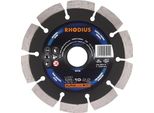 Rhodius Alphaline LD50 Disco Da Taglio Diamantato 125 X 10,0 X 2,2 X 22,23 Mm