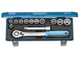 Gedore 19 SME-20 Set Di Chiavi A Bussola 1/2", 13 Pezzi, Esagonale, 10-24 Mm, 2545810"