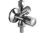 Valvola Angolare Combinata Schell Da 3/8" Avvitata Con Valvola, Autosigillante"