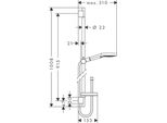 Hansgrohe Raindance Select S120 Brauseset Unica S Puro 90, Cromo