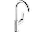 Hansgrohe Logis Mitigeur De Lavabo, Bec Pivotant, Comfortzone210, Sans Garniture DéCoulement, Saillie 154Mm, 71131000, 71131000