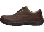 Clarks Nature Three - Pelle Liscia Marrone Scuro Taglia: 40 Normale