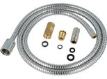 Tubo Flessibile Per Doccia Hansa M15X1/2" Cromato, Lunghezza 1500 Mm, Flessibile E Resistente"