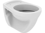Ideal Standard Eurovit, Wc Sospeso Con Sciacquone, Bianco