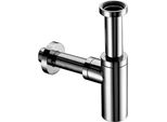 Alva Varia Sifone Design 5/4 Pollici Senza Valvola, Tubo A Parete 32X275Mm, Cromo