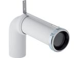 Set Di Gomiti Di Collegamento Geberit Wc 90 Con Prolunga, Bianco