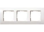 Gira Cornice Di Copertura 3-Gang Bianco Puro Evento 0213803
