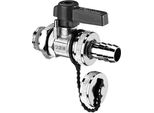 Valvola A Sfera Schell Kfe Da 1/2" Con Maniglia A Leva, Cromo Opaco"