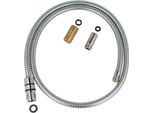Tubo Flessibile Hansa, 1200 Mm, Cromato, M20X1,5Xm14X2, Per Il Montaggio Di Rubinetteria