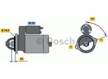 Bosch 0 986 022 440 Motorino Di Avviamento 2Kw 12V Autocarro