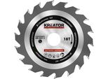 Kreator 115X20X2,0 Mm 18T Disco Per Sega Circolare Per Legno Argento Argento Taglia Unica