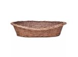Vidaxl Cestino Per Cani In Vimini Naturale 50 Cm