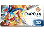 KOH-I-NOOR 162548 Tempera - 10 Tubi Da 16 Ml, Assortiti