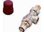 Corpo Valvola Danfoss RA-N 10 R 3/8, Uk (Assiale), Nichelato Opaco
