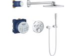 Grohe Grohtherm Smartcontrol Set Doccia A Pioggia Da Incasso Cromo