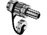 Schell Kfe-Valvola 1/2" Con Tappo+Attacco Tubo Catena Mis.Bl."