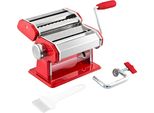 Macchina Per Pasta Bremermann In Acciaio Inox/Metallo Rosso - Per Spaghetti, Pasta E Lasagne