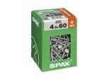 Set 250 Viti Spax Torx In Acciaio A Testa Svasata, Diam.4,5 Mm X L.60 Mm