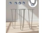 Mucola Gambe Del Tavolo Set Di 4 Gambe A Forcina Telaio Del Tavolo Tavolo Corridori Tavolo Da Pranzo Gamba Del Tavolo - Acciaio 2 Montanti 10CM