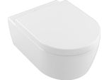 Villeroy & Boch Avento Combi-Pack Wc Di Lavaggio, Senza Bordo + Sedile Wc, Bianco Cp