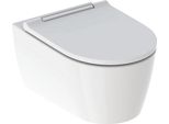 Geberit One Set Valvola Di Lavaggio Con Sedile Per Wc Cromato, Turboflush