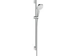 Hansgrohe Croma Select E 1Jet/Unica Set Doccia 900Mm Bianco/Cromo