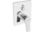 Hansa Twist Up, Vetro Spia Per Vasca Da Bagno Con Deviatore Bluebox, Cromato