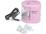 Rapesco 1446 Rapesco Affilatrice Elettrica Doppia PS12-USB, Rosa