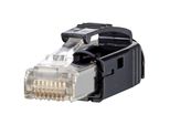 Metz Connect E-DAT Industry IP20 Spina RJ45 Nera, Con Occhiello Nero