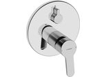Hansa Primo, Indicatore Di Livello Da Incasso Per Vasca Da Bagno Con Deviatore, Bluebox, Cromato