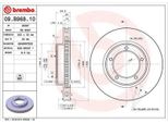 2X Disco Freno Brembo 09.B968.11 Per Toyota Land Cruiser 100 (UZJ100) 65Mm