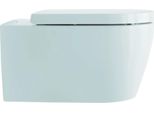 Wc Sospeso Duravit 570 Me By Starck 365X570Mm Senza Bordo, Durafix Washdown Bianco