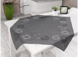 Tovaglia "Kringel"" Grigia, 85X85 Cm, Moderna Ed Elegante, ""Tovaglia Da Centro"""
