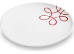 Gmundner Ceramics Pur Piatto Rosso Fiammato Coppa (Ø 25 Cm)