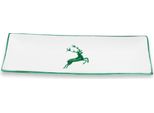 Ceramica Gmundner Cervo Verde, Piatto Rettangolare (36X15 Cm)