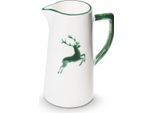 Gmundner Keramik Brocca D'acqua Verde Cervo 1,2 Litri