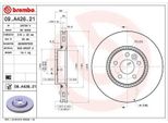 2X Disco Freno Brembo 09.A426.21 Per Volvo V70 Iii (135) V60 (155 157) 52Mm
