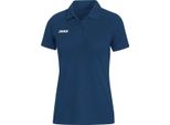 Jako Polo Base Donna, Colore:Navy, Taglia:34