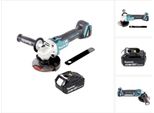 Smerigliatrice Angolare A Batteria Makita Dga 506 G1 18 V 125 Mm Brushless + 1X Batteria Ricaricabile 6,0 Ah - Senza Caricabatterie