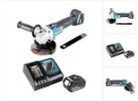 Smerigliatrice Angolare A Batteria Makita Dga 506 RG1 18 V 125 Mm Brushless + 1X Batteria Ricaricabile 6,0 Ah + Caricabatterie